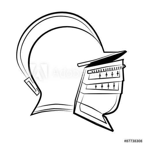 500x500 Medieval Knight Helmet