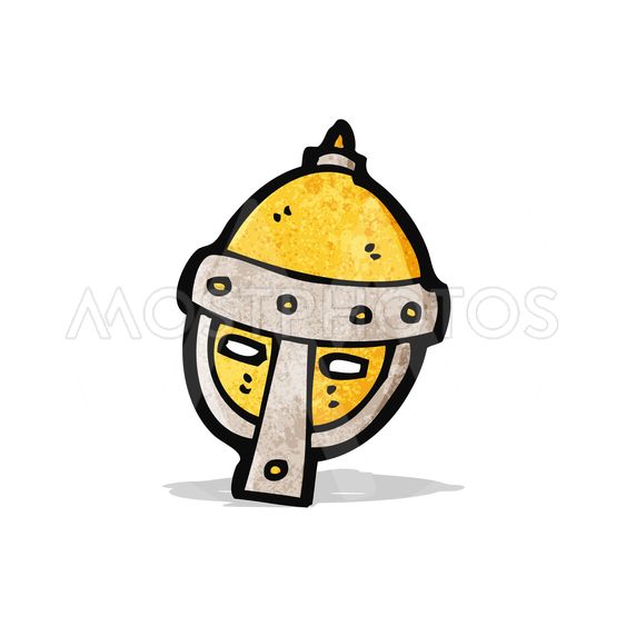 563x563 Cartoon Medieval Helmet