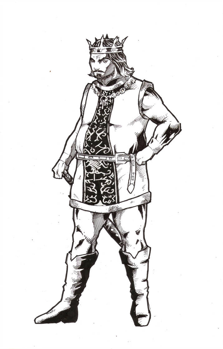 715x1118 Commission Medieval King