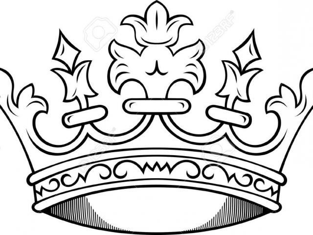 640x480 Drawn Crown Medieval King