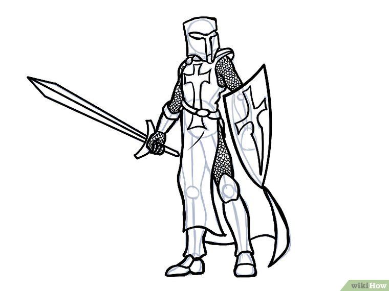 760x570 How To Draw A Knight
