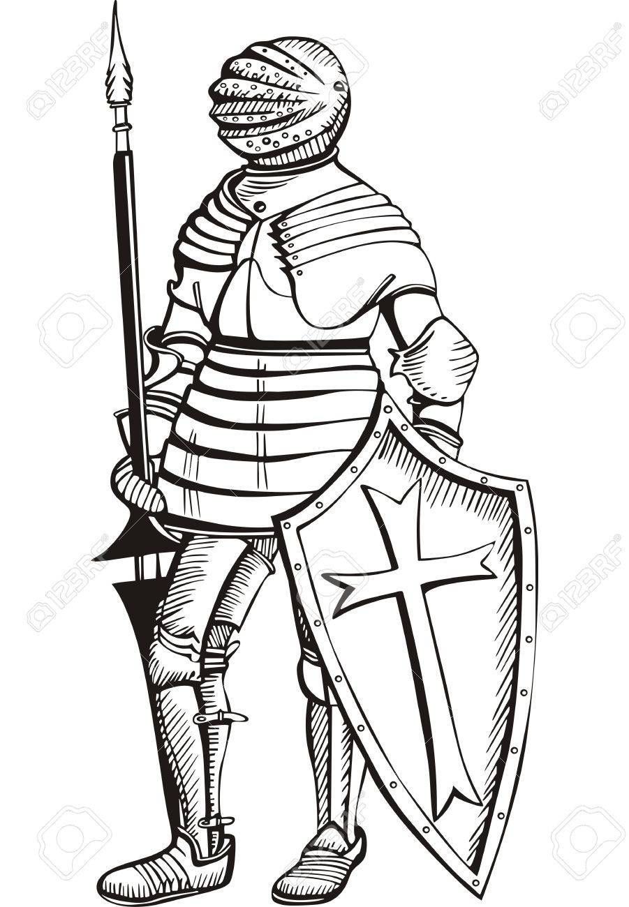 901x1300 Medieval Knight Clipart Portal