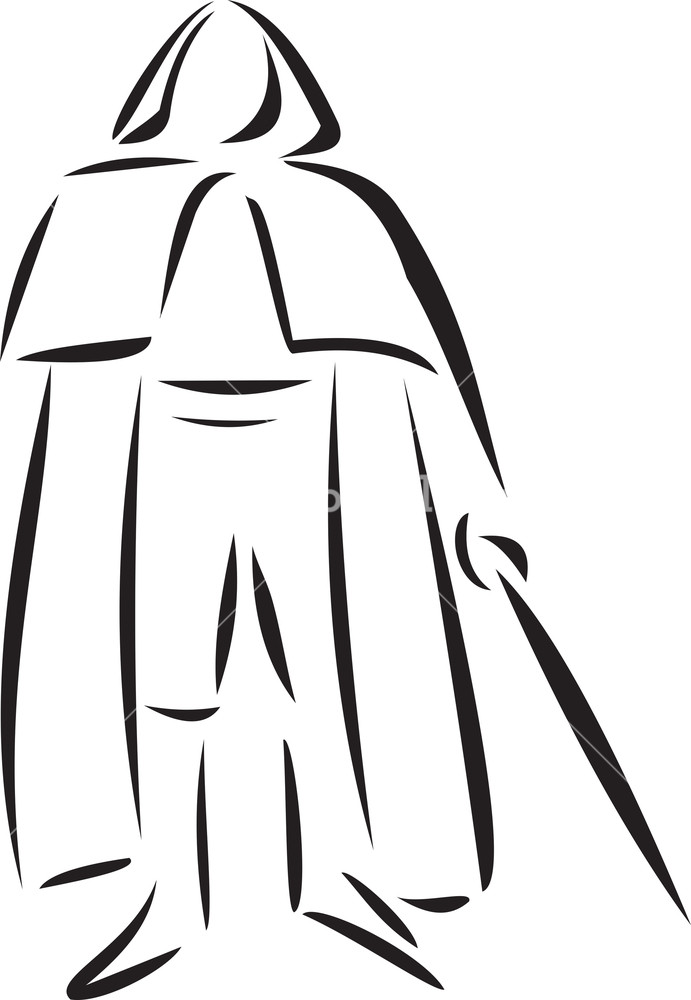 691x1000 Concept Of Medieval Knight Royalty Free Stock Image