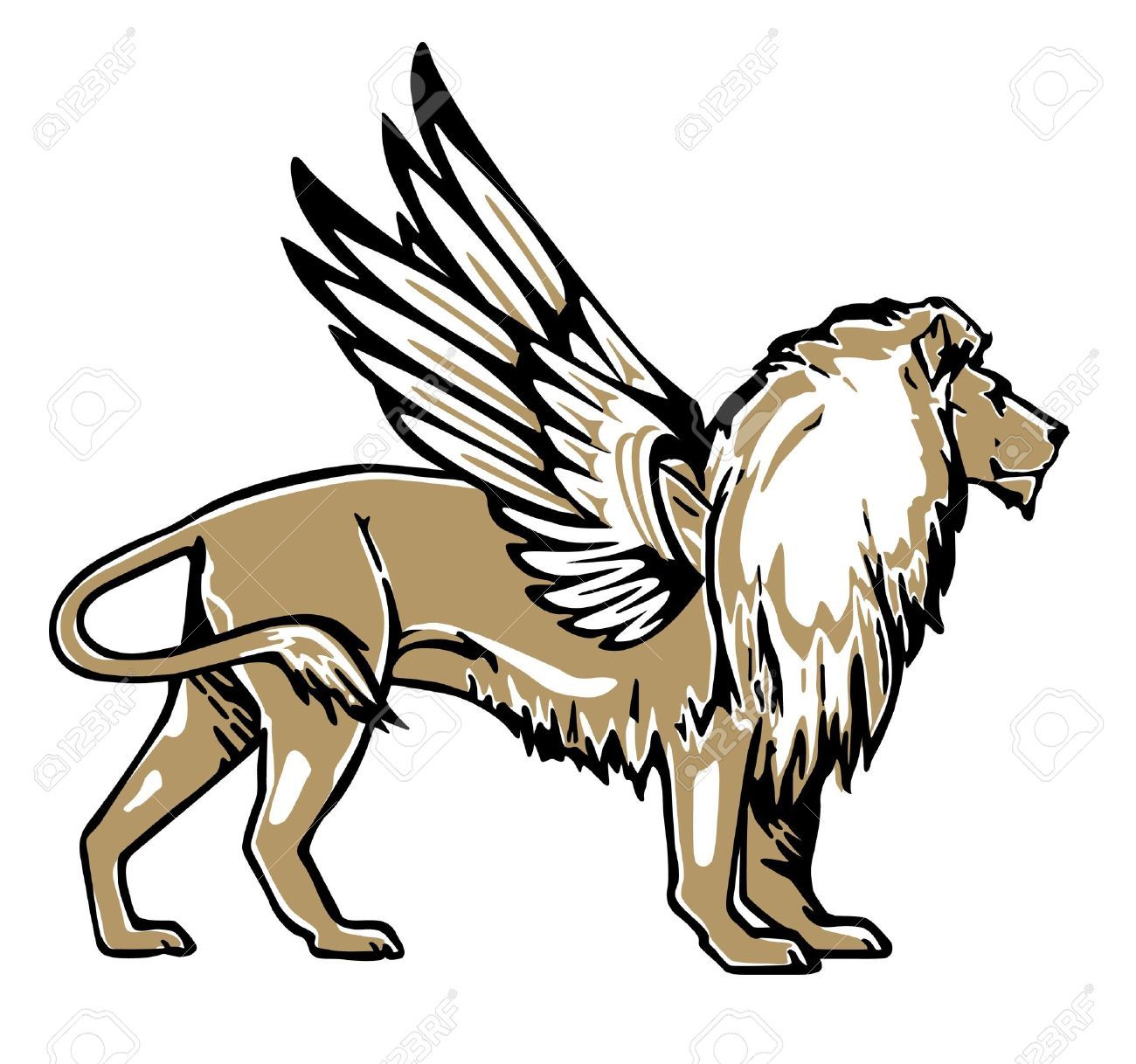 1300x1218 Winged Lion This Is Tattoo Design Your Body