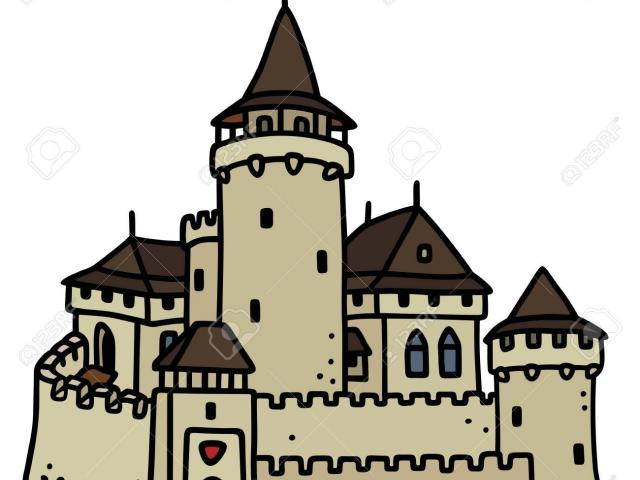 640x480 Free Drawn Castle, Download Free Clip Art