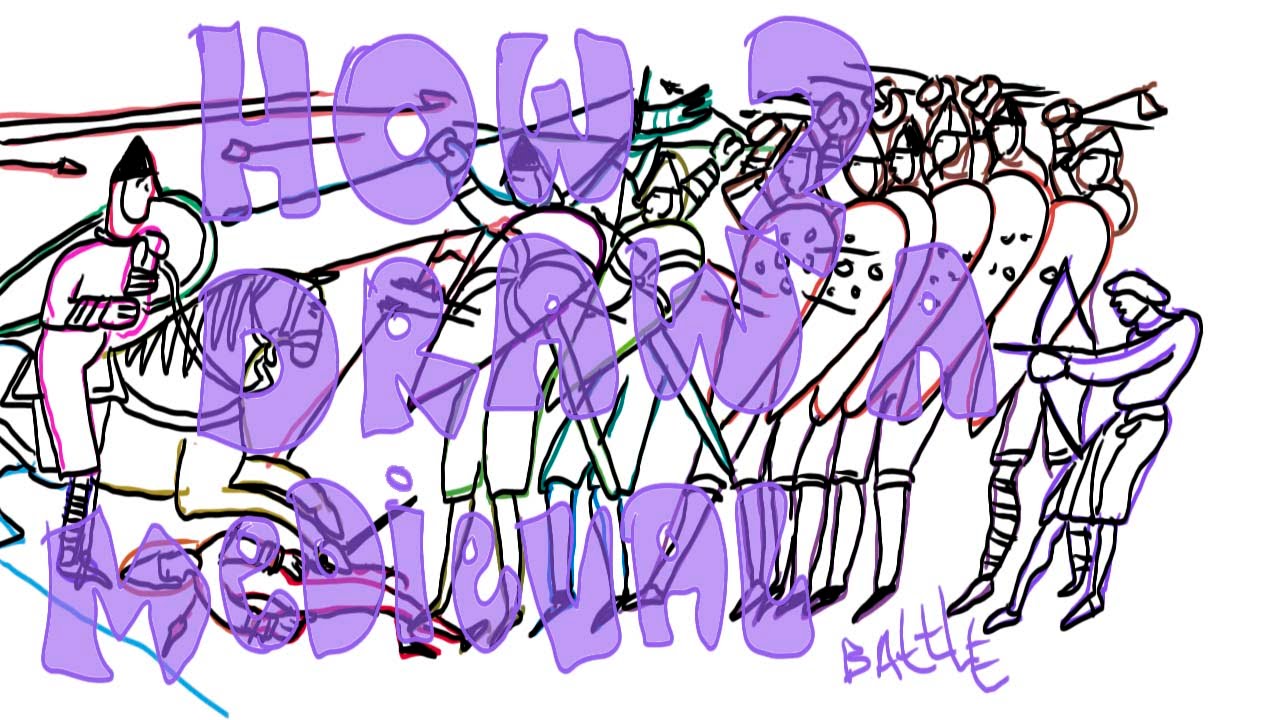 1280x720 How To Draw A Medieval Battle Scene