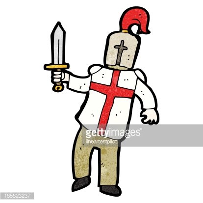 414x414 Cartoon Medieval Knight Premium Clipart
