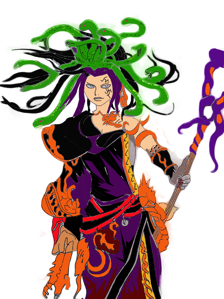 720x960 Coloring Medusa Digital Arts Photoshop Coloring Steemit