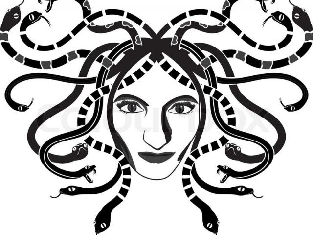 640x480 Medusa Clipart Cartoon