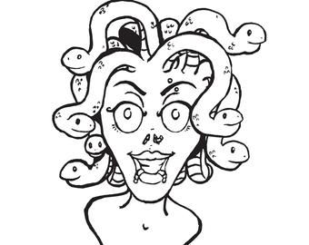 340x270 Medusa Coloring