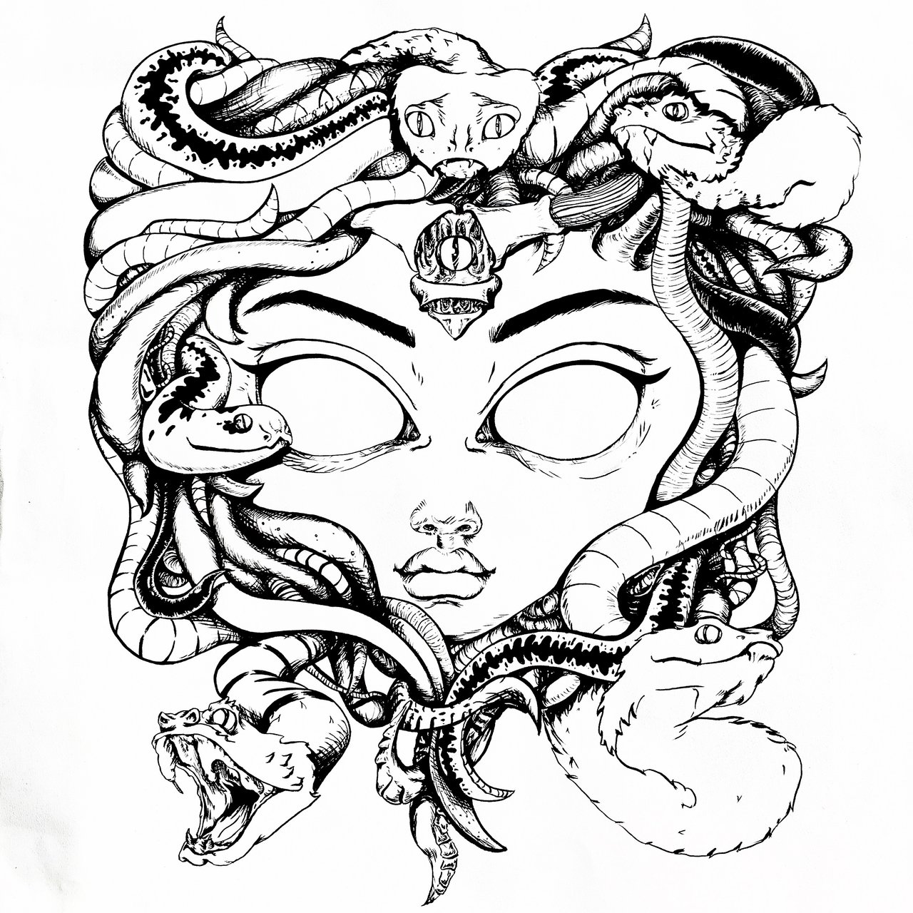 1280x1280 Medusa Signed Print X