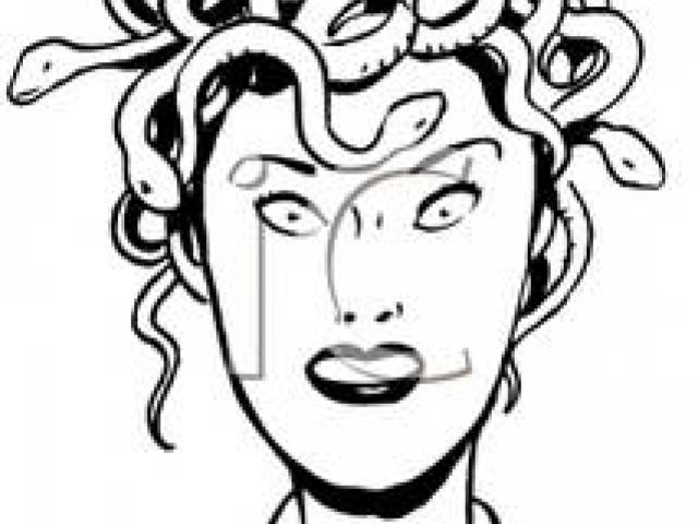 640x480 Medusa Clipart