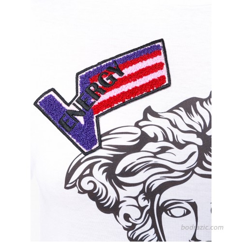 500x500 Versace Medusa Head T Shirt White