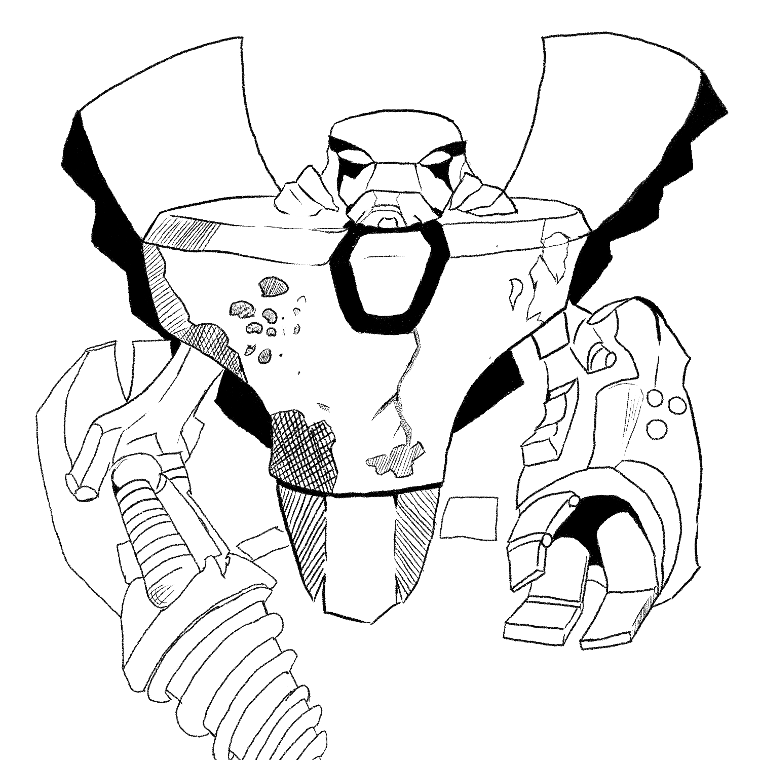 1500x1500 Drawing Medusa Pen Frames Illustrations Hd Images Photo