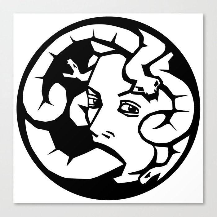 700x700 Medusa Canvas Print