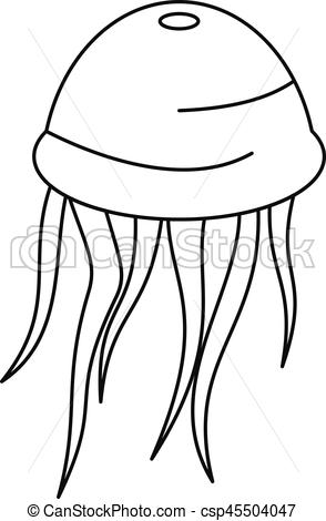 294x470 medusa icon, outline style medusa icon outline illustration