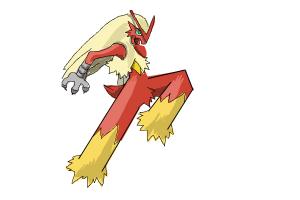 300x200 How To Draw Mega Blaziken From Pokemon