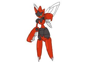 300x200 How To Draw Mega Scizor