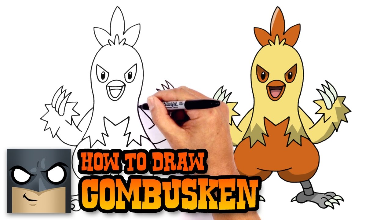 1280x720 How To Draw Pokemon Combusken