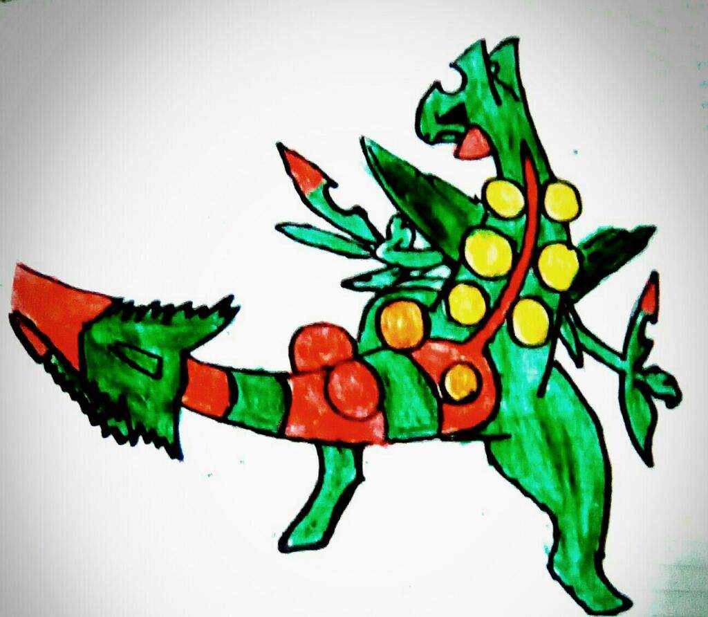 1024x892 My Mega Sceptile Drawing Amino