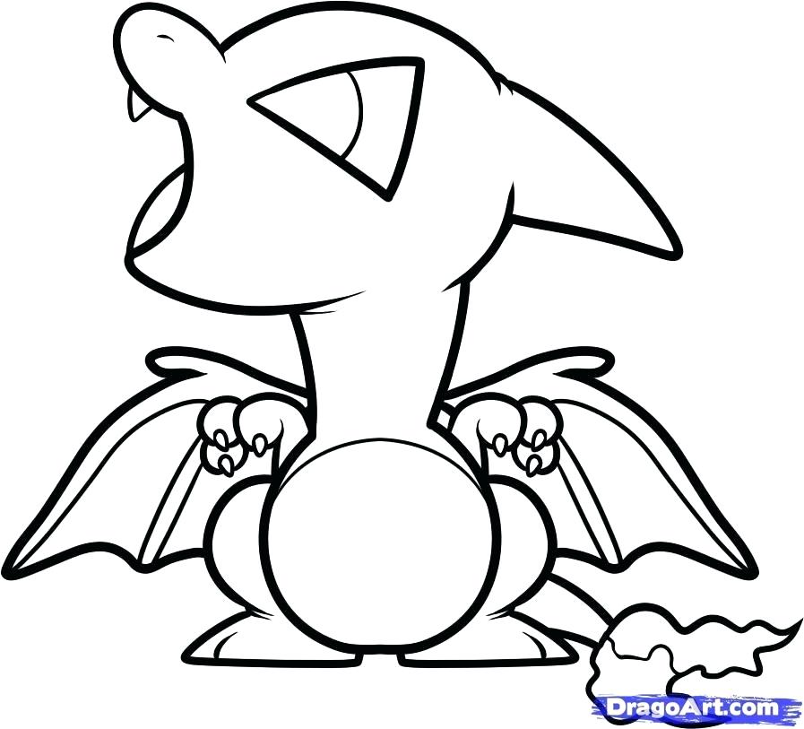 897x813 How To Draw Mega Charizard Z Step