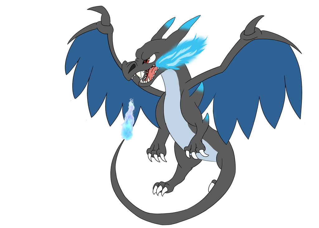 1024x731 Mega Charizard Drawing
