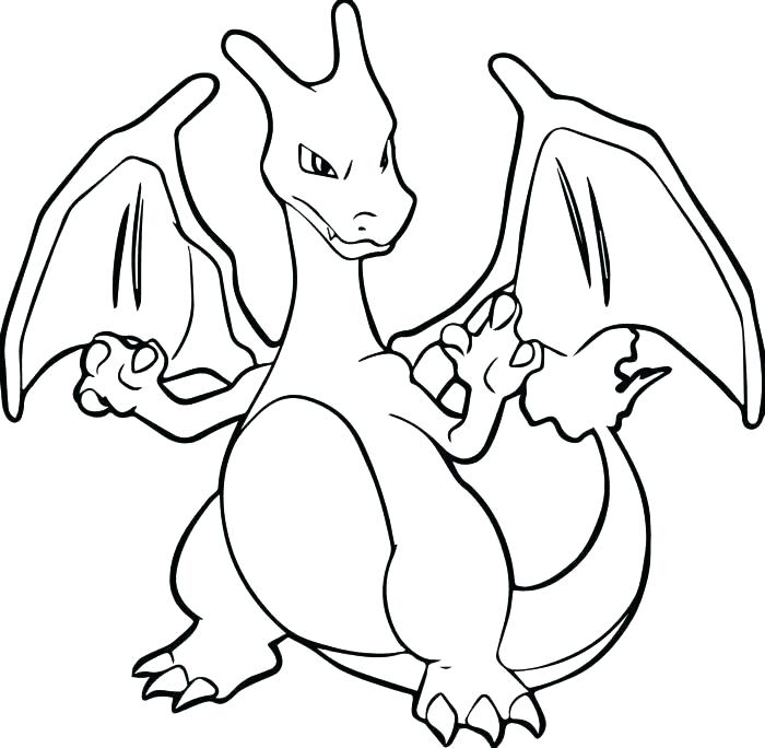 700x684 Coloring Pages Mega Drawing Printable Pokemon Charizard Y