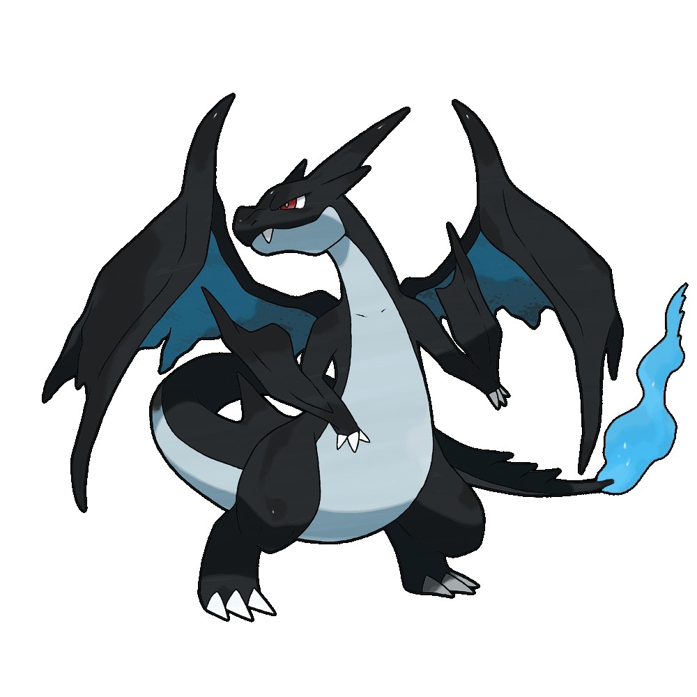 1000x1000 How To Draw Mega Charizard X From Pokemon Or Pictures