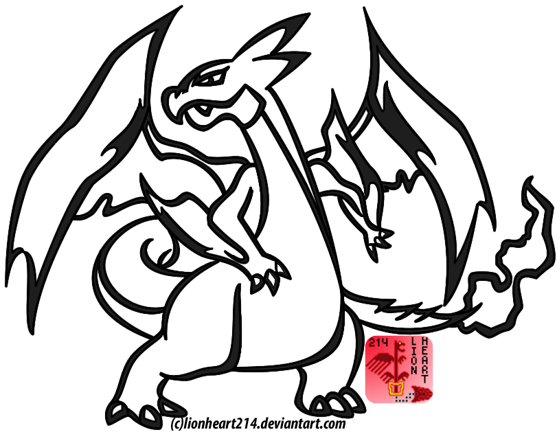 811x629 Mega Charizard X And Y Tribal Tattoo Request As