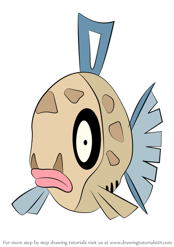 565x800 Learn How To Draw Feebas From Pokemon
