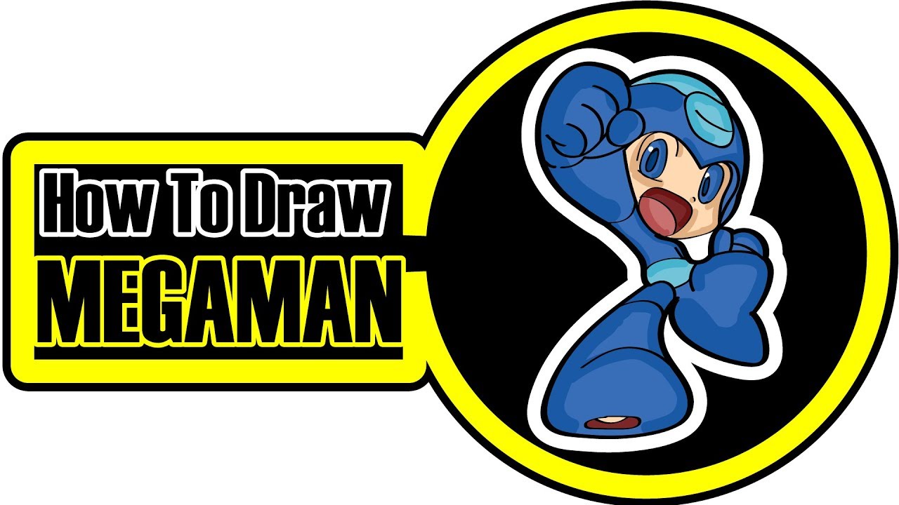 1280x720 How To Draw Megaman Exe Character Easy Step
