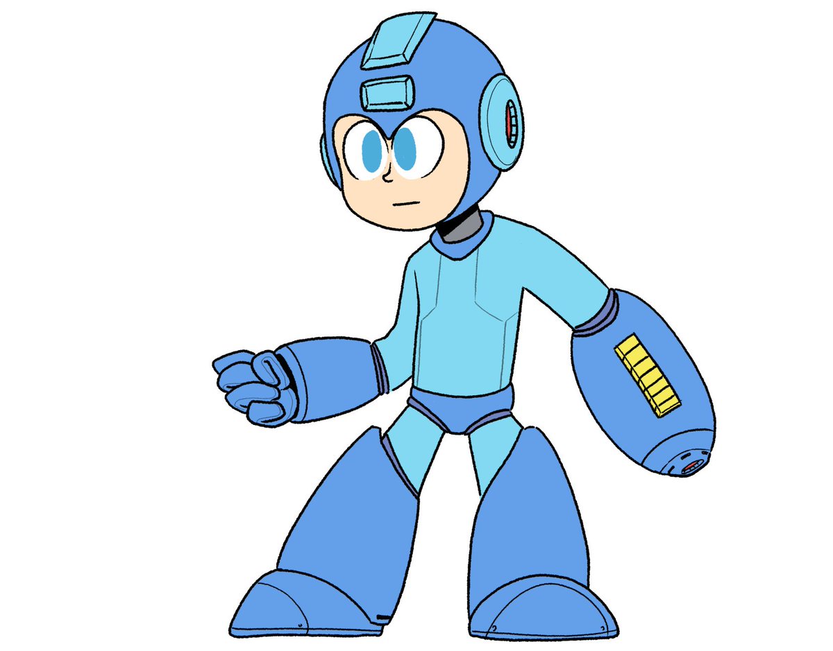 1200x939 On Twitter A Simple Drawing Of Mega Man