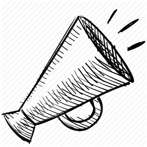512x512 Collection Of Free Megaphone Drawing Loud Download On Ui Ex