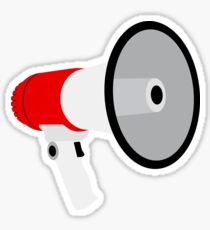 210x230 Megaphone Drawing Stickers Redbubble
