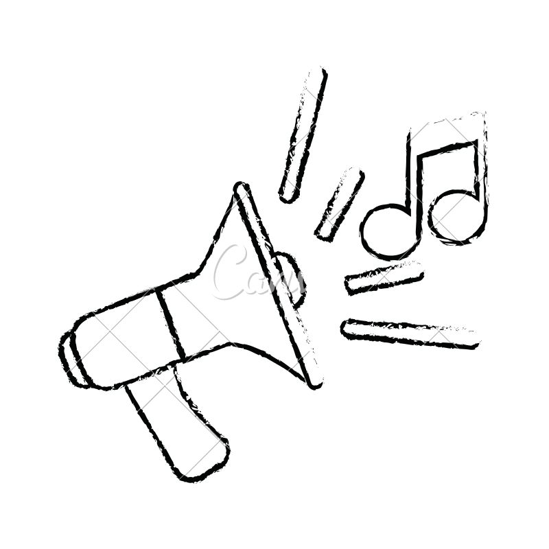 800x800 Megaphone Sound Device Icon