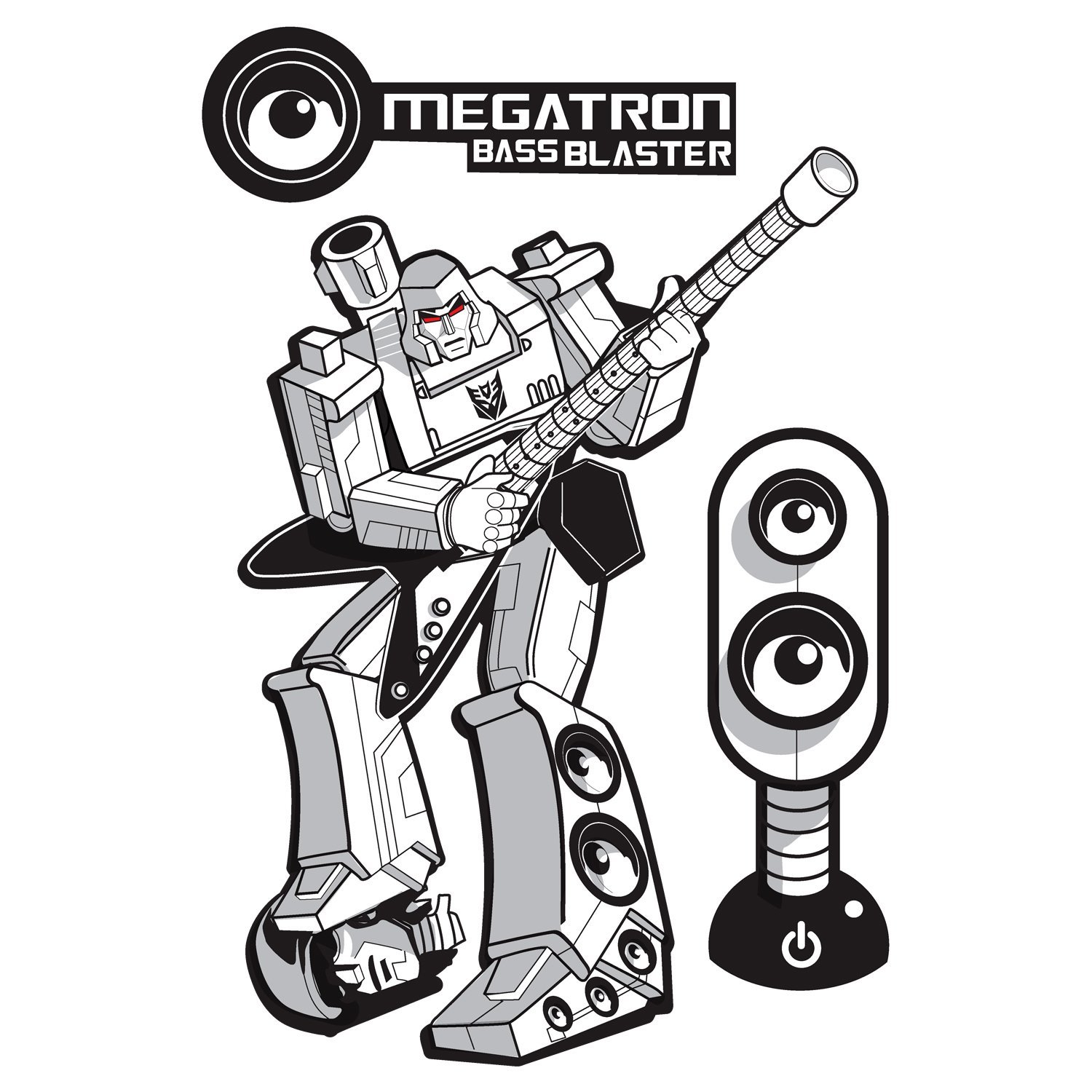 1500x1500 transformers rock megatron bass blaster official men's t shirt