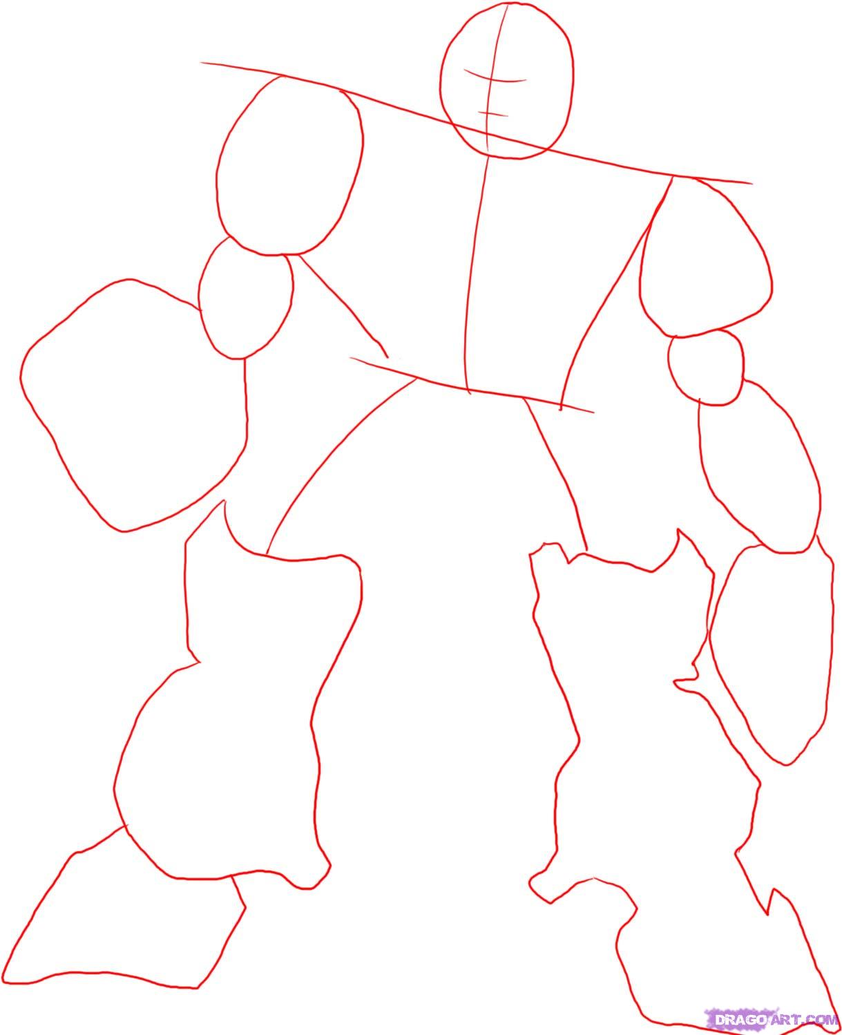 1219x1498 Draw Transformers, Step