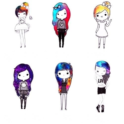 500x500 Cartoon Tumblr Drawings Easy Chibi