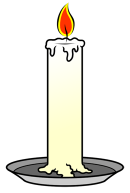 260x386 Cartoon Candle Step