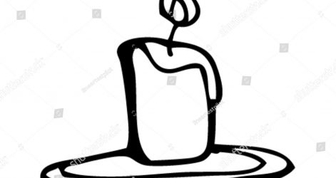 471x250 Candle Drawing Image Design Burning Colour A Light For Kid Carmi