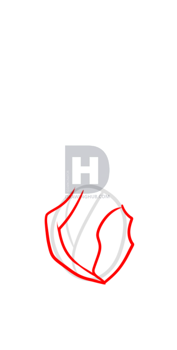 364x720 How To Draw A Melting Rose, Step