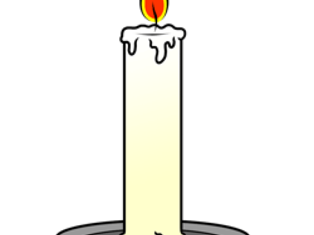 640x480 Melting Candle Clipart Flower Drawing