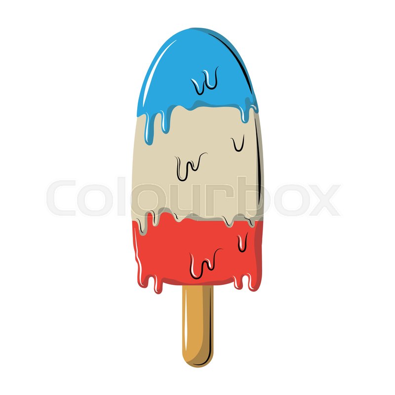 Melting Ice Cream Drawing | Free download on ClipArtMag