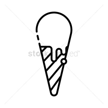 450x450 Free Melting Ice Cream Stock Vectors Stockunlimited