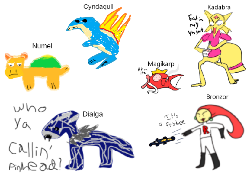 818x579 Drawing Pokemon From Memory W My Sister