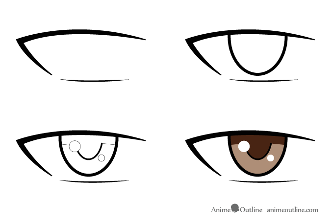 675x458 How To Draw Male Anime Manga Eyes