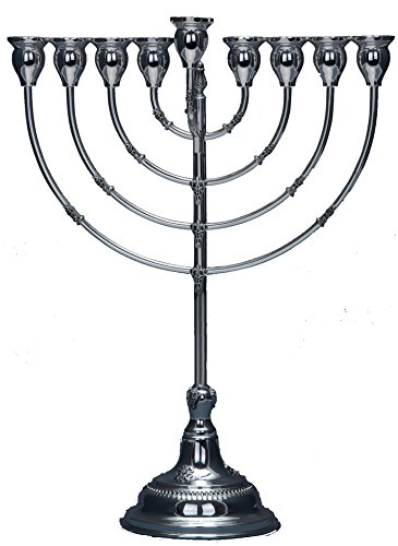 365x500 Hazorfim Filigree Silver Menorah