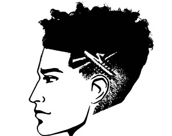 340x270 Collection Of Free Haircut Clipart Mens Parlour Hair Style