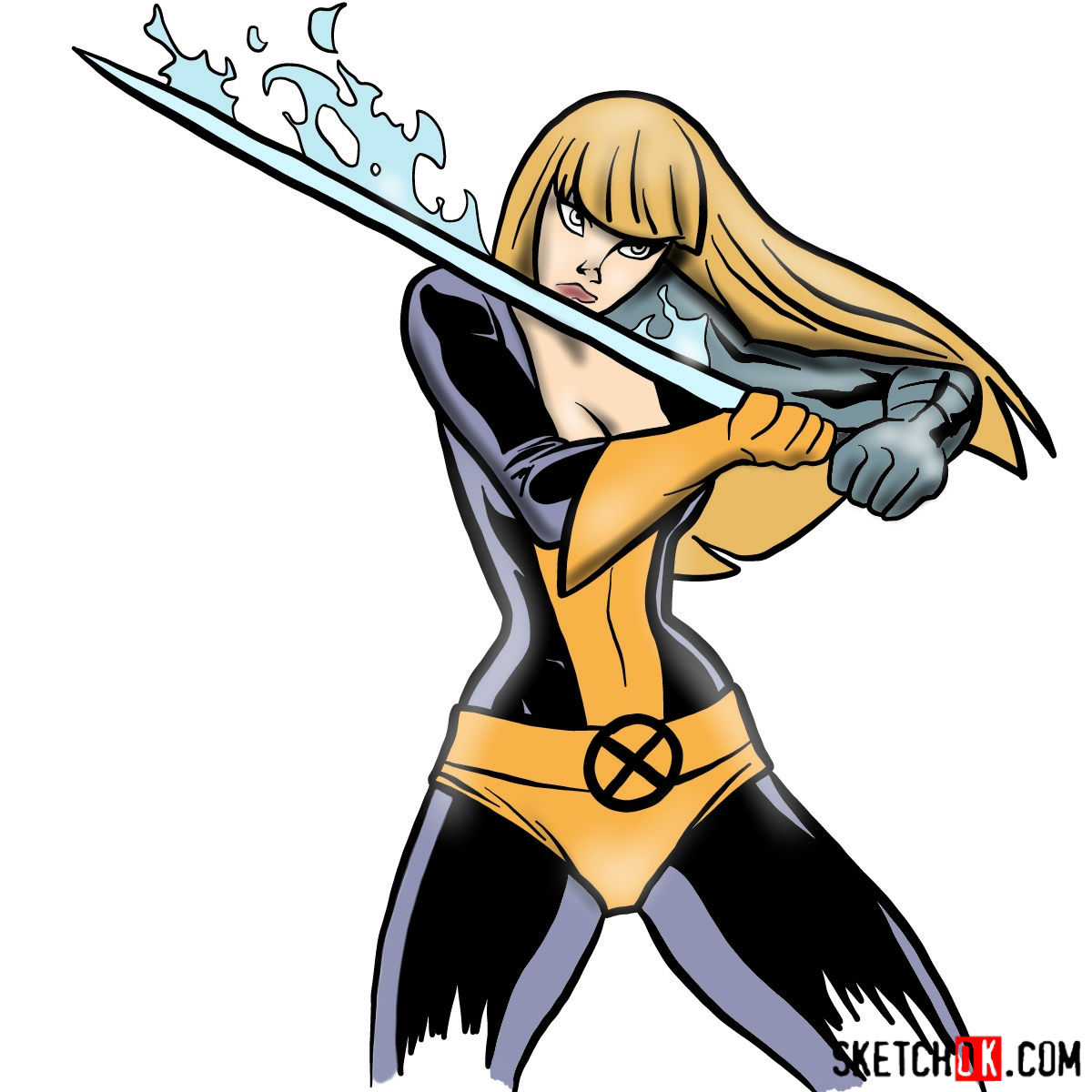 1200x1200 How To Draw Magik, A Mutant From X Men