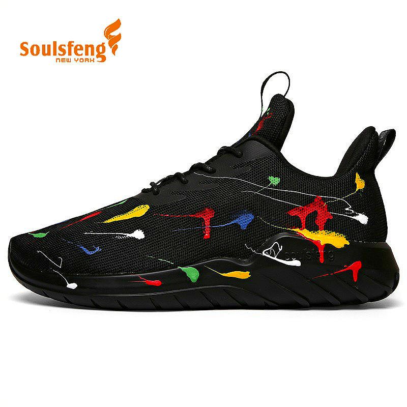 800x800 Soulsfeng Sneakers Men' Running Shoes Olympic Drawing Waterproof